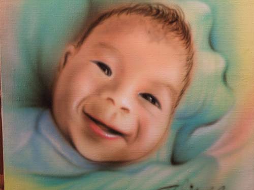 エアブラシによる人物制作